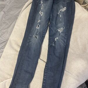 AE Distressed Blue Jeans
